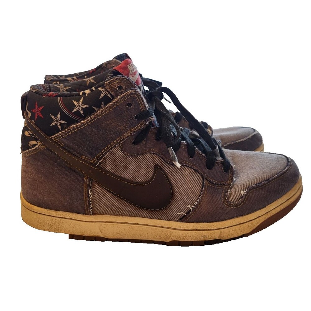 Nike Dunk High CMFT Denim 705434-401 2015 Mens Shoes Size Unknown READ Approx 9